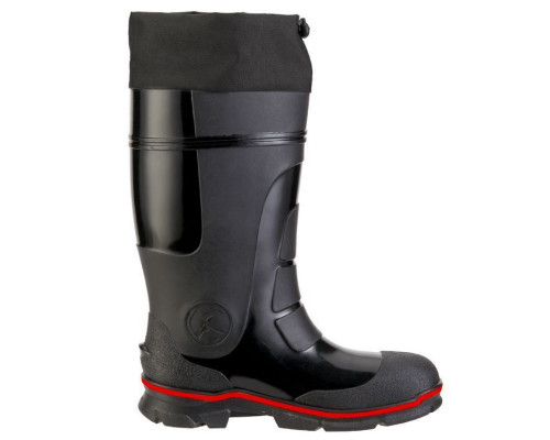 Сапоги ПВХ "Акватрек", КП, с надставкой, цв. чёрный